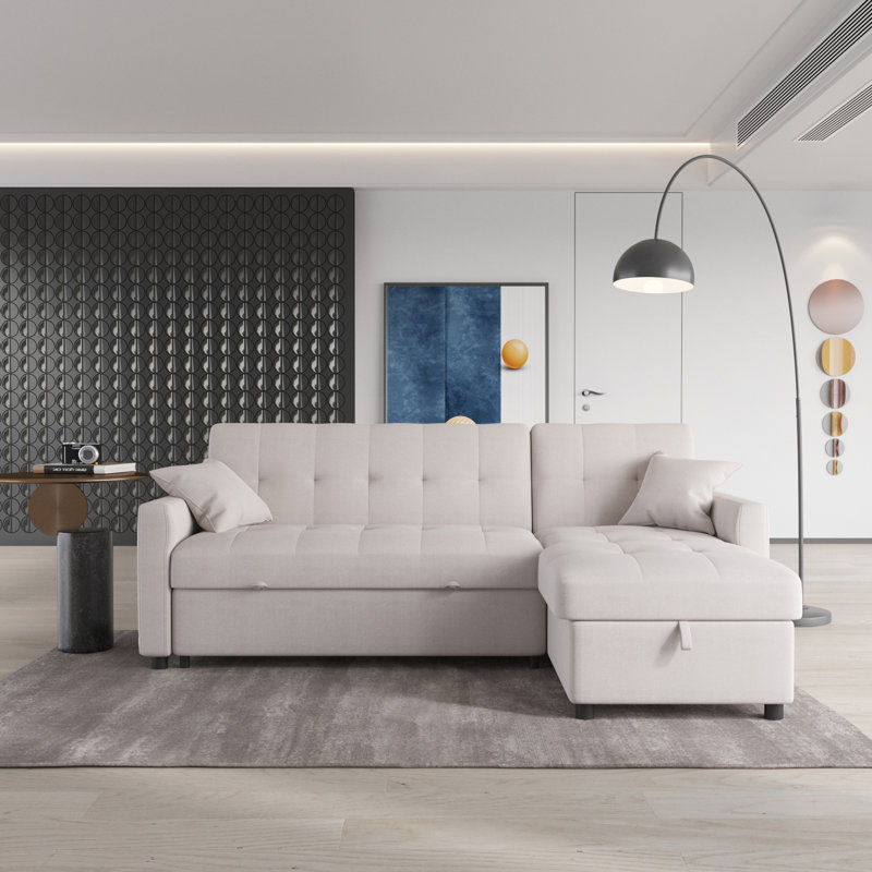 Latitude Run® 82'' Wide Sleeper Sofa & Chaise & Reviews Wayfair